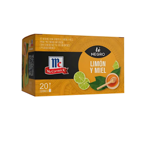 Infusion Mccormick Te Negro Limon y Miel 20 und