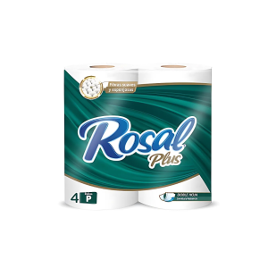 Papel Higienico Rosal 215 Hojas 4 Rollos